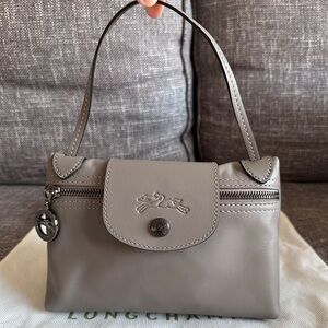 Longchamp Le Pliage Mini Crossbody Bag Gray
